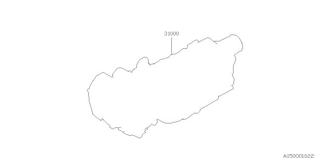 1998 Subaru Forester Trans AY/TZ103ZJ1AA Diagram for 31000AD360