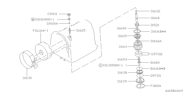 1998 Subaru Forester Band Brake Diagram 1