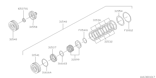 1998 Subaru Forester High Clutch Diagram 1