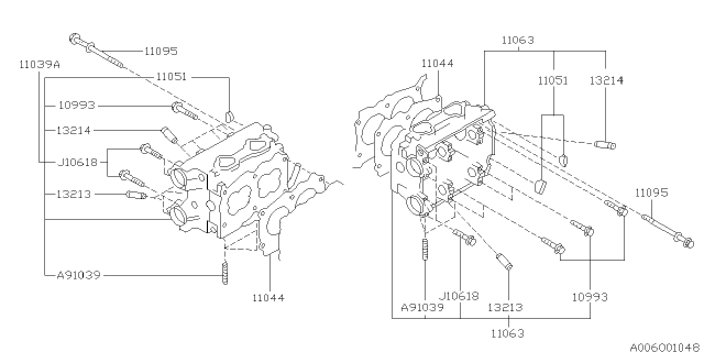 1999 Subaru Forester Cylinder Head Diagram 2