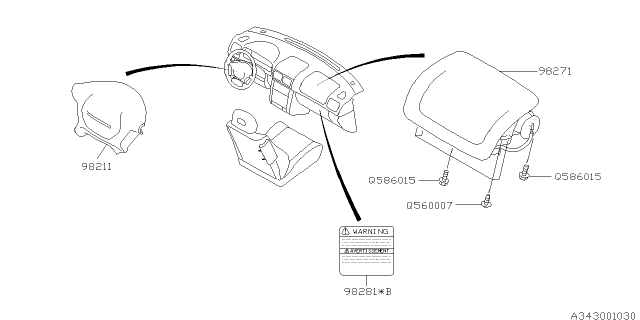 1999 Subaru Forester Air Bag Diagram 2