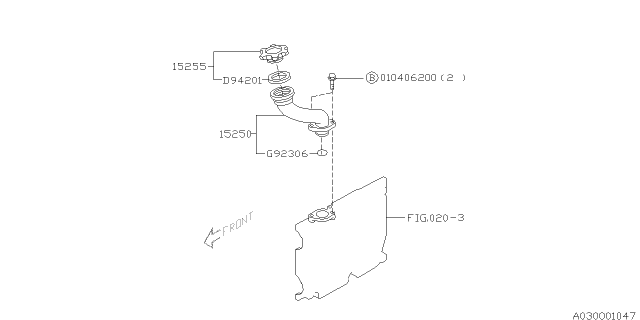 2001 Subaru Forester Oil Filler Duct Diagram