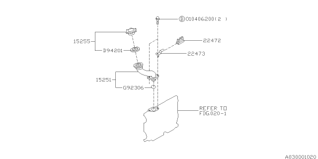 1999 Subaru Forester Oil Filler Duct Diagram 2