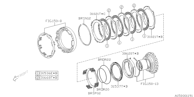 2020 Subaru BRZ Automatic Transmission Assembly Diagram 4
