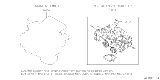 2016 Subaru BRZ Engine Assembly Diagram 1