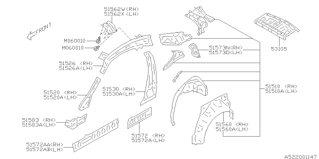 2017 Subaru BRZ Side Panel Diagram 2