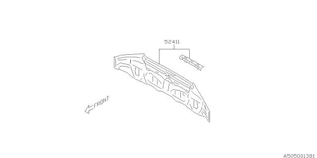 2013 Subaru BRZ Body Panel Diagram 6