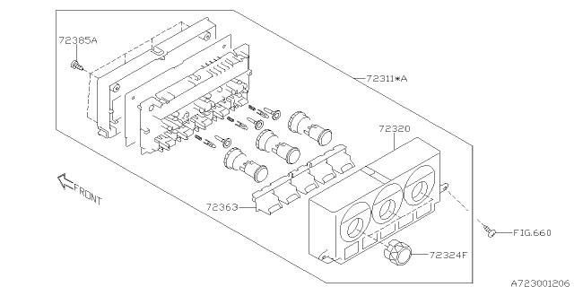 2018 Subaru BRZ Screw Diagram for 72380AC010