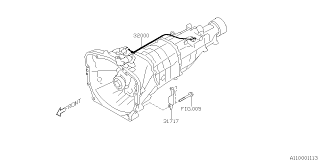 2015 Subaru BRZ Manual Transmission Assembly Diagram 4