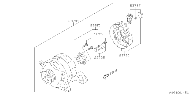 2017 Subaru BRZ Alternator Diagram 2