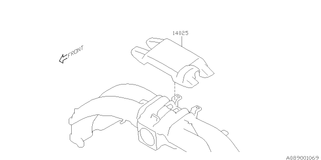 2015 Subaru BRZ Cover - Engine Diagram