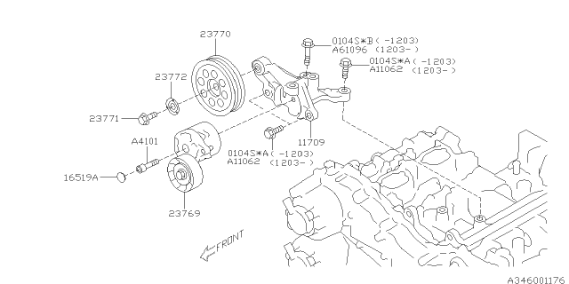 2014 Subaru Impreza Sedan Power Steering System Diagram 2