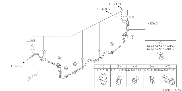 2015 Subaru Impreza Fuel Piping Diagram 2