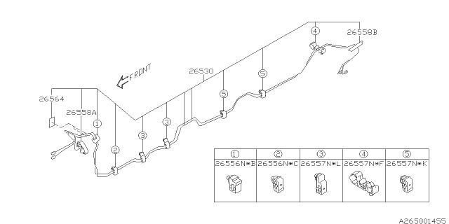 2014 Subaru Impreza Brake Piping Diagram 2