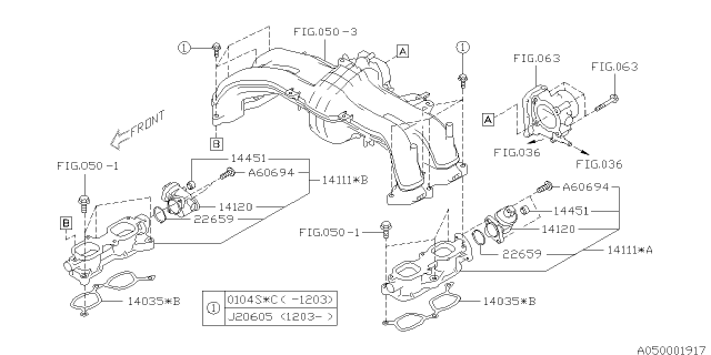 2016 Subaru Impreza Intake Manifold Diagram 5
