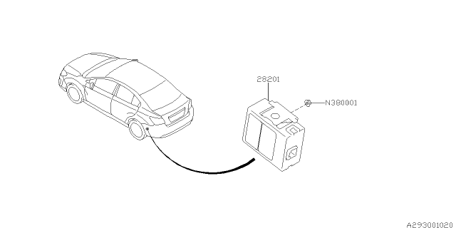 2015 Subaru Impreza TPMS Unit Diagram