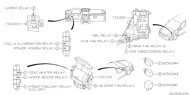 2014 Subaru Impreza Sedan Electrical Parts - Body Diagram 4