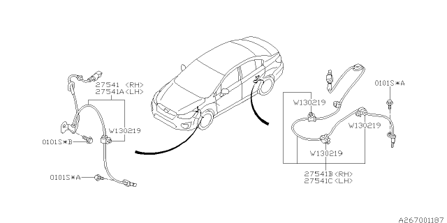 2016 Subaru Impreza Sedan Antilock Brake System Diagram