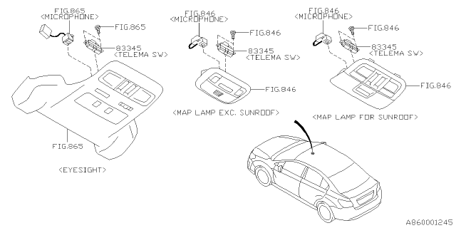 2016 Subaru Impreza Audio Parts - Radio Diagram 4
