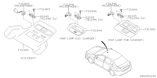 2015 Subaru Impreza Sedan Audio Parts - Radio Diagram 6