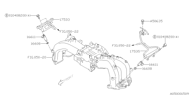 2005 Subaru Baja Intake Manifold Diagram 4