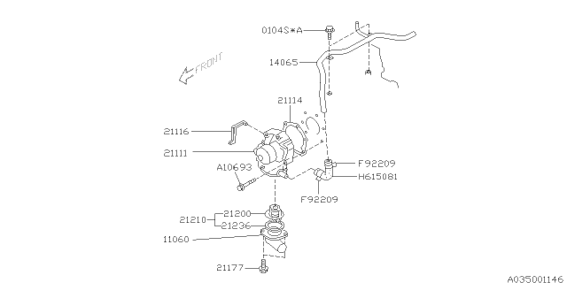 2004 Subaru Legacy Water Pump Diagram 3