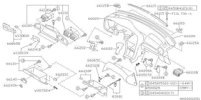 2003 Subaru Legacy Clip Diagram for 909205072