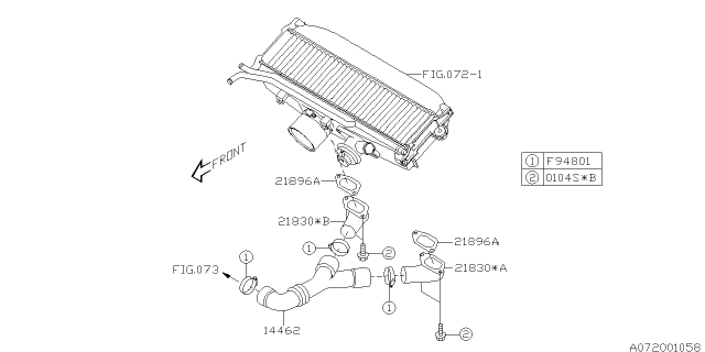 2006 Subaru Baja Inter Cooler Diagram 2