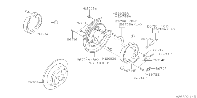 2000 Subaru Legacy Rear Brake Diagram 3