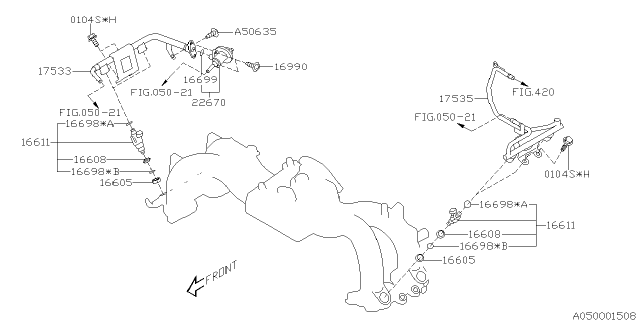 2006 Subaru Baja Intake Manifold Diagram 2