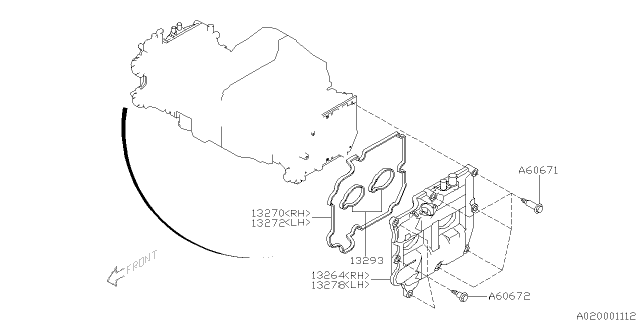 2004 Subaru Outback Rocker Cover Diagram 2