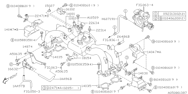 2003 Subaru Baja Intake Manifold Diagram 11