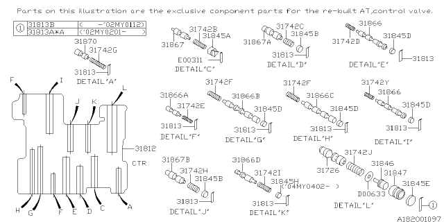 2004 Subaru Outback Control Valve Diagram 4