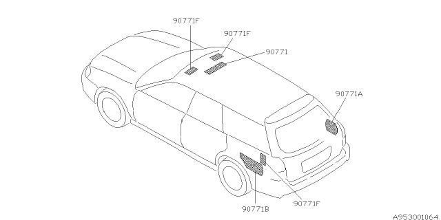 2000 Subaru Outback Silencer Diagram 1