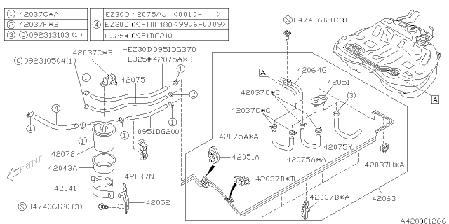 2000 Subaru Legacy Fuel Piping Diagram 4