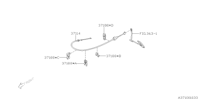 2003 Subaru Outback Accel Cable Diagram 2