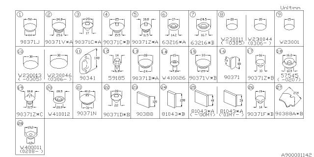 2004 Subaru Legacy Plug Diagram for 690302580