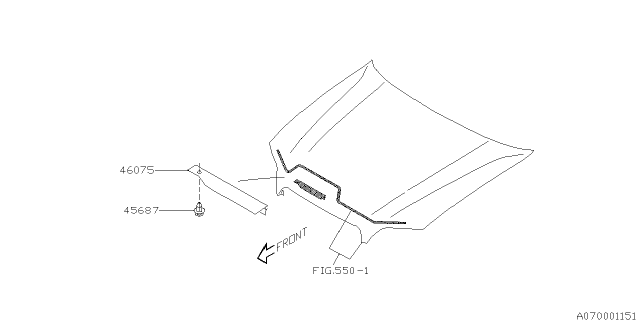 2004 Subaru Legacy Air Cleaner & Element Diagram 12