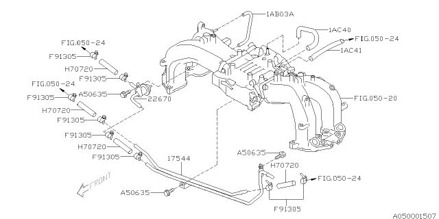 2005 Subaru Baja Intake Manifold Diagram 8