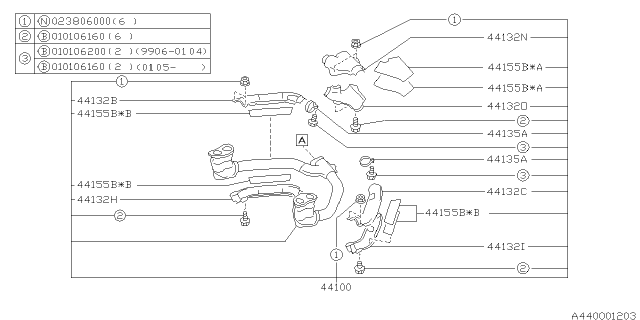 2004 Subaru Outback Exhaust Diagram 7