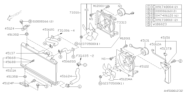 2003 Subaru Legacy Engine Cooling Diagram 5