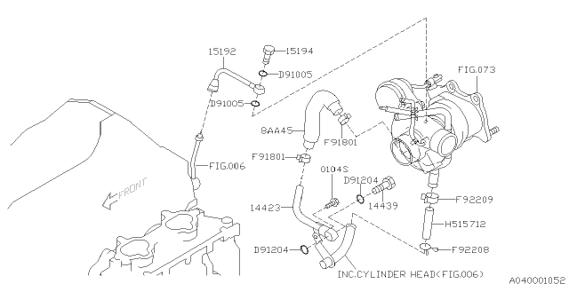 2004 Subaru Baja Turbo Charger Diagram