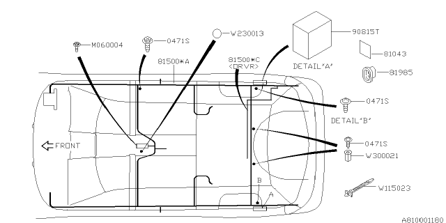 2004 Subaru Outback Wiring Harness - Main Diagram 2