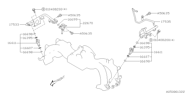 2000 Subaru Outback Intake Manifold Diagram 1