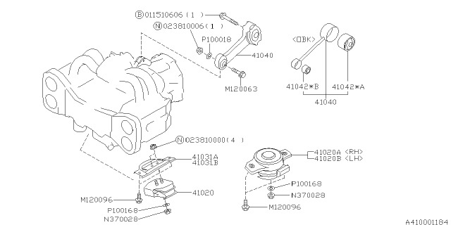 2000 Subaru Outback Engine Mounting Diagram 1