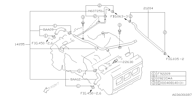 2004 Subaru Legacy Water Pipe Diagram 1