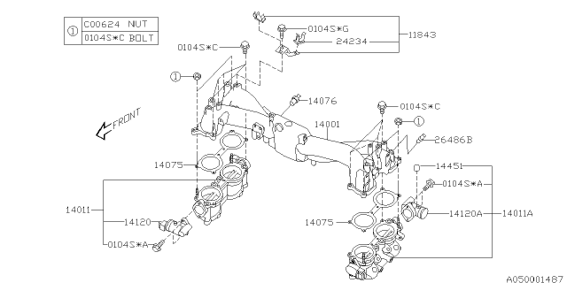 2006 Subaru Baja Intake Manifold Diagram 6