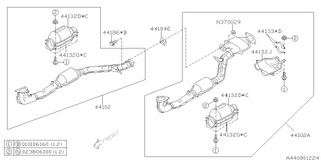 2004 Subaru Baja Exhaust Diagram 8