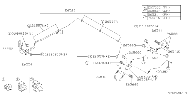 2005 Subaru Baja Brake Piping Diagram 3