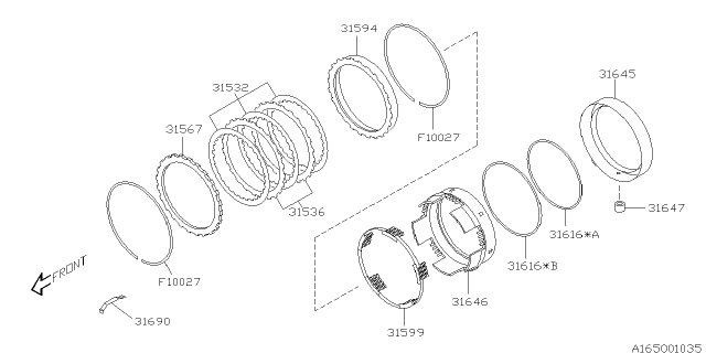 2004 Subaru Outback Band Brake Diagram 2